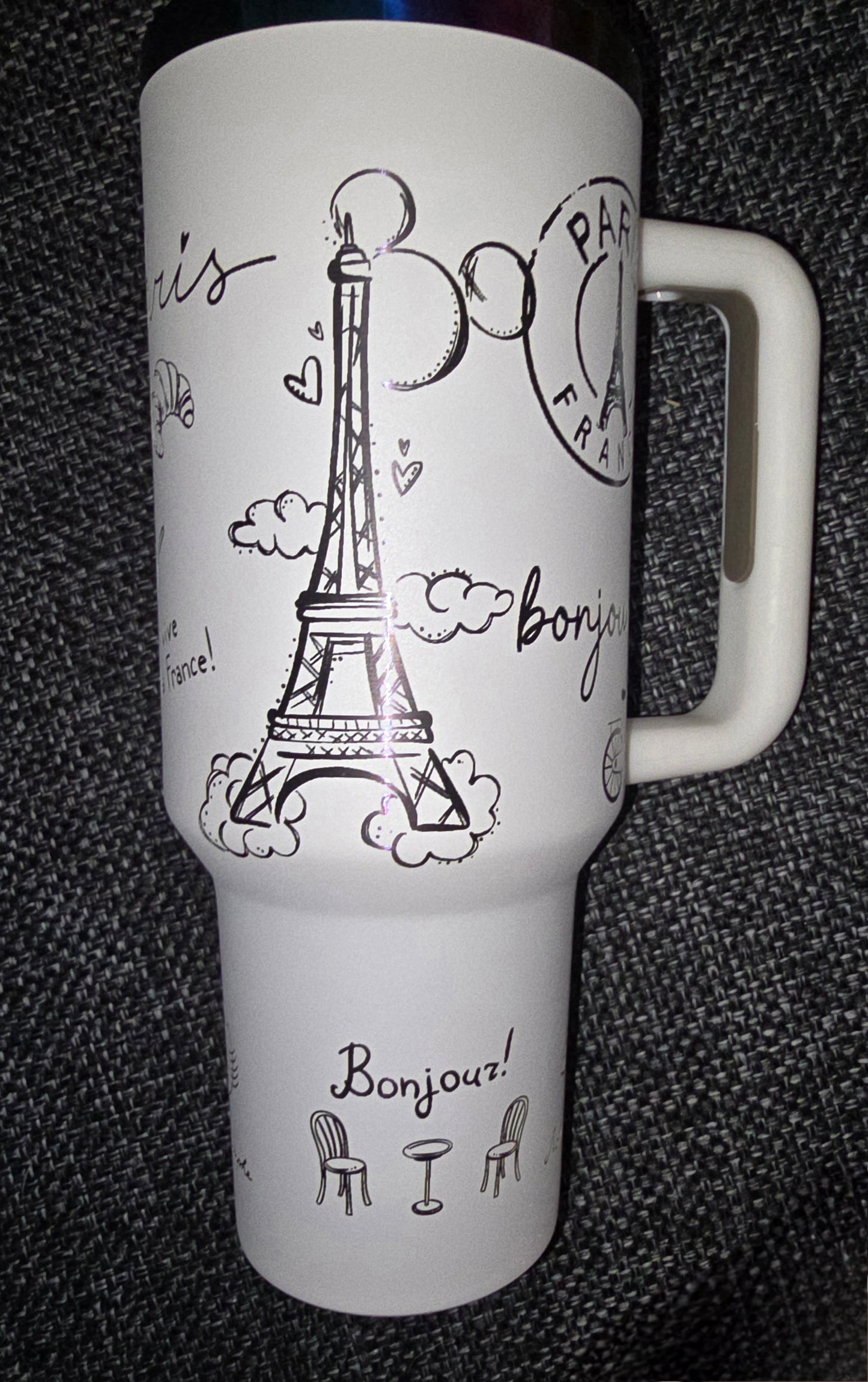 40 oz PARIS souvenir Tumbler