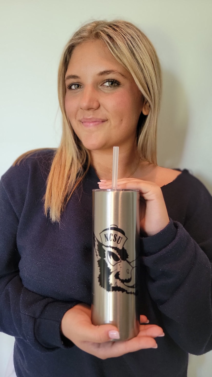 Wolfpack 20oz Stainless Steel Tumbler