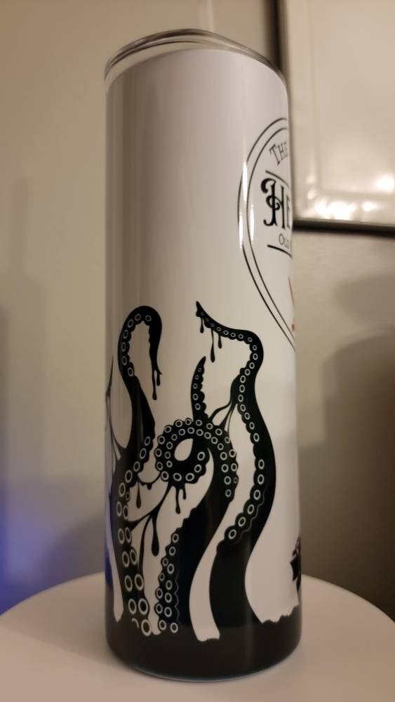 Octopus, Ship, Hearsay Rum 20oz insulated tumbler!