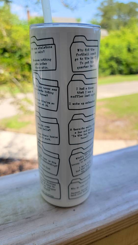 Dad Jokes 20oz insulated tumbler!