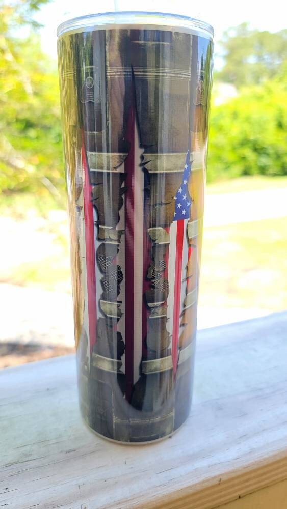 Military Dad 20oz insulated tumbler!