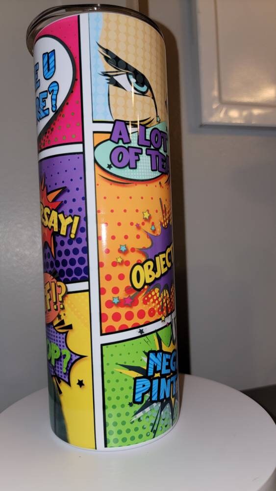 Depp Color Pop Cartoon Court 20oz insulated tumbler!