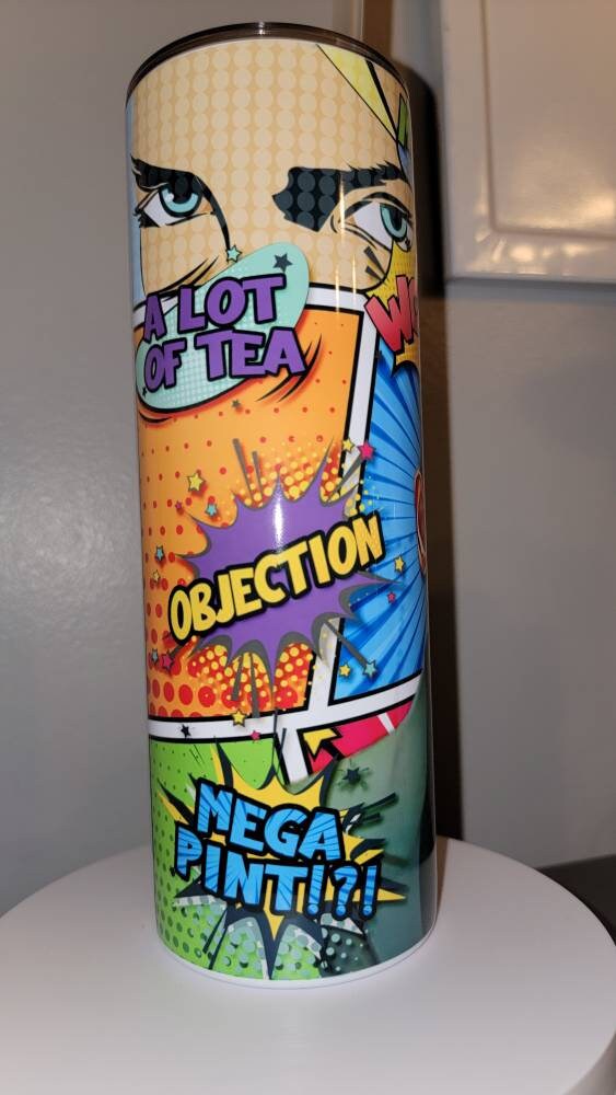 Depp Color Pop Cartoon Court 20oz insulated tumbler!