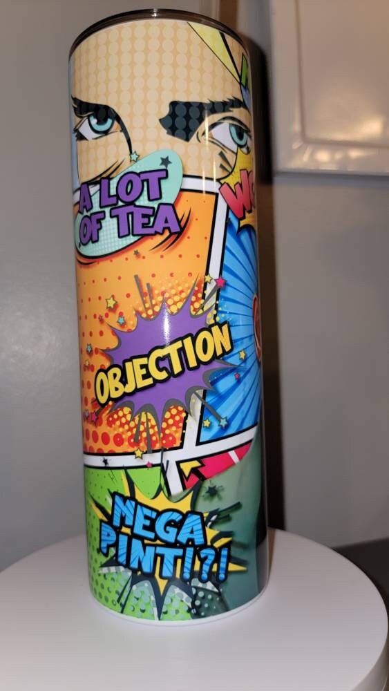 Depp Color Pop Cartoon Court 20oz insulated tumbler!