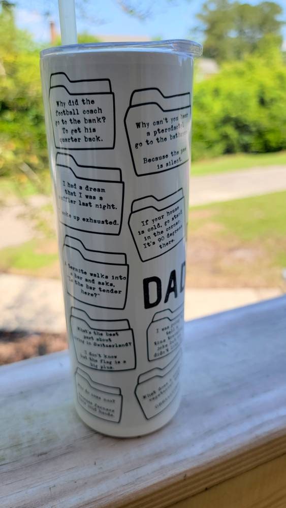 Dad Jokes 20oz insulated tumbler!