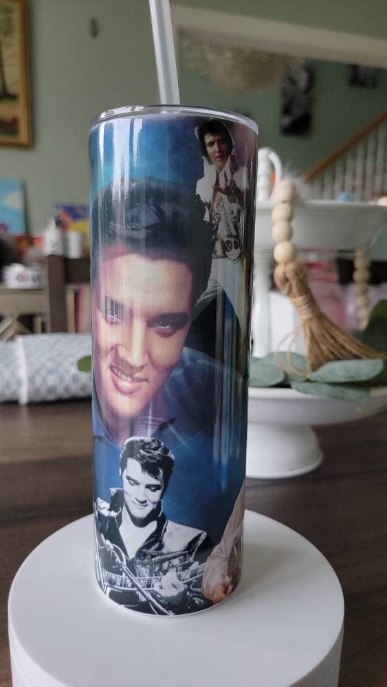 Elvis Stainless Steel 20 oz Tumbler, custom created, fast weekly shipping!