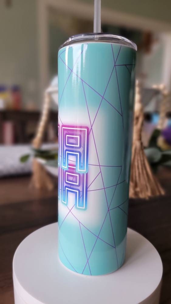 Miami Vice Mama 20 oz Tumbler, custom created, fast weekly shipping!