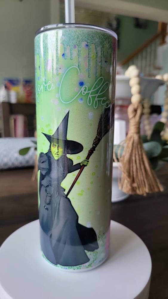 Good witch bad witch coffee 20 oz Tumbler, custom created, fast weekly shipping!