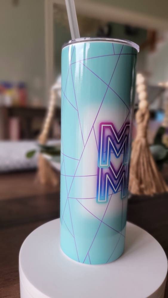 Miami Vice Mama 20 oz Tumbler, custom created, fast weekly shipping!