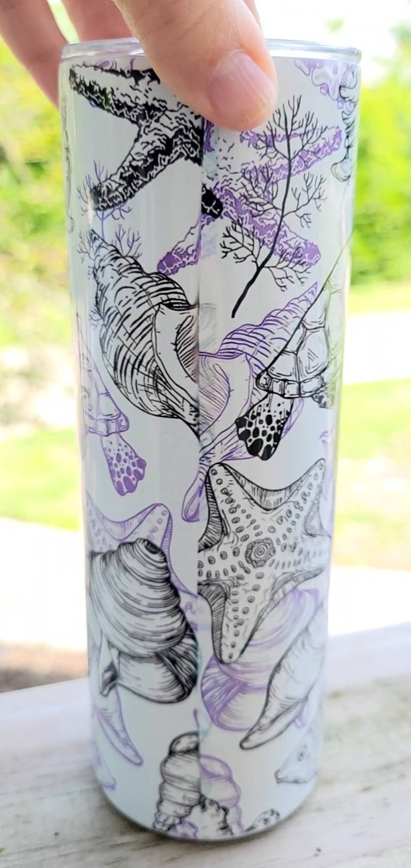 Tattooed Mermaid Stainless Steel 20 oz Tumbler, custom created, fast weekly shipping!