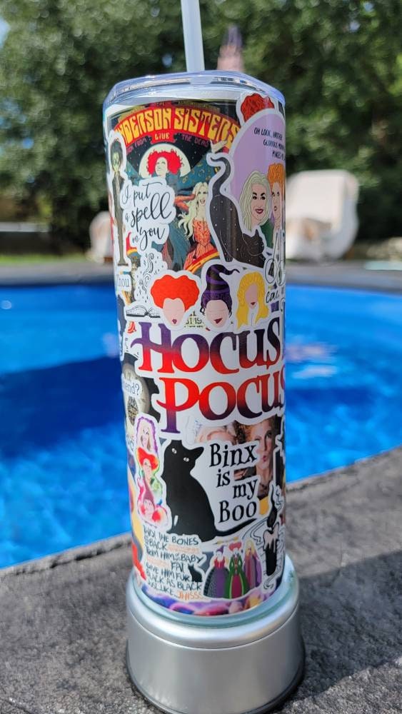 Brand New Design, 3 witches Party 20 oz Tumbler, custom created, fast weekly shipping!