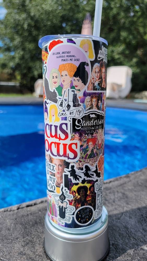 Brand New Design, 3 witches Party 20 oz Tumbler, custom created, fast weekly shipping!