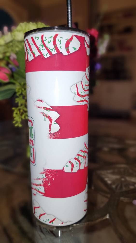 Anti-Hero Christmas Tree Cake 20 oz Sport Tumbler with dual lids!