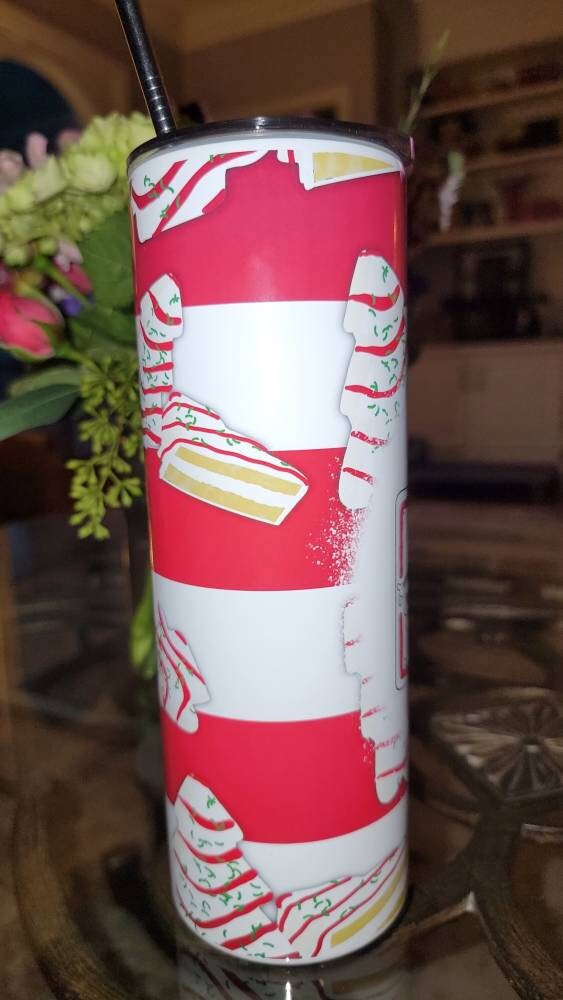 Anti-Hero Christmas Tree Cake 20 oz Sport Tumbler with dual lids!