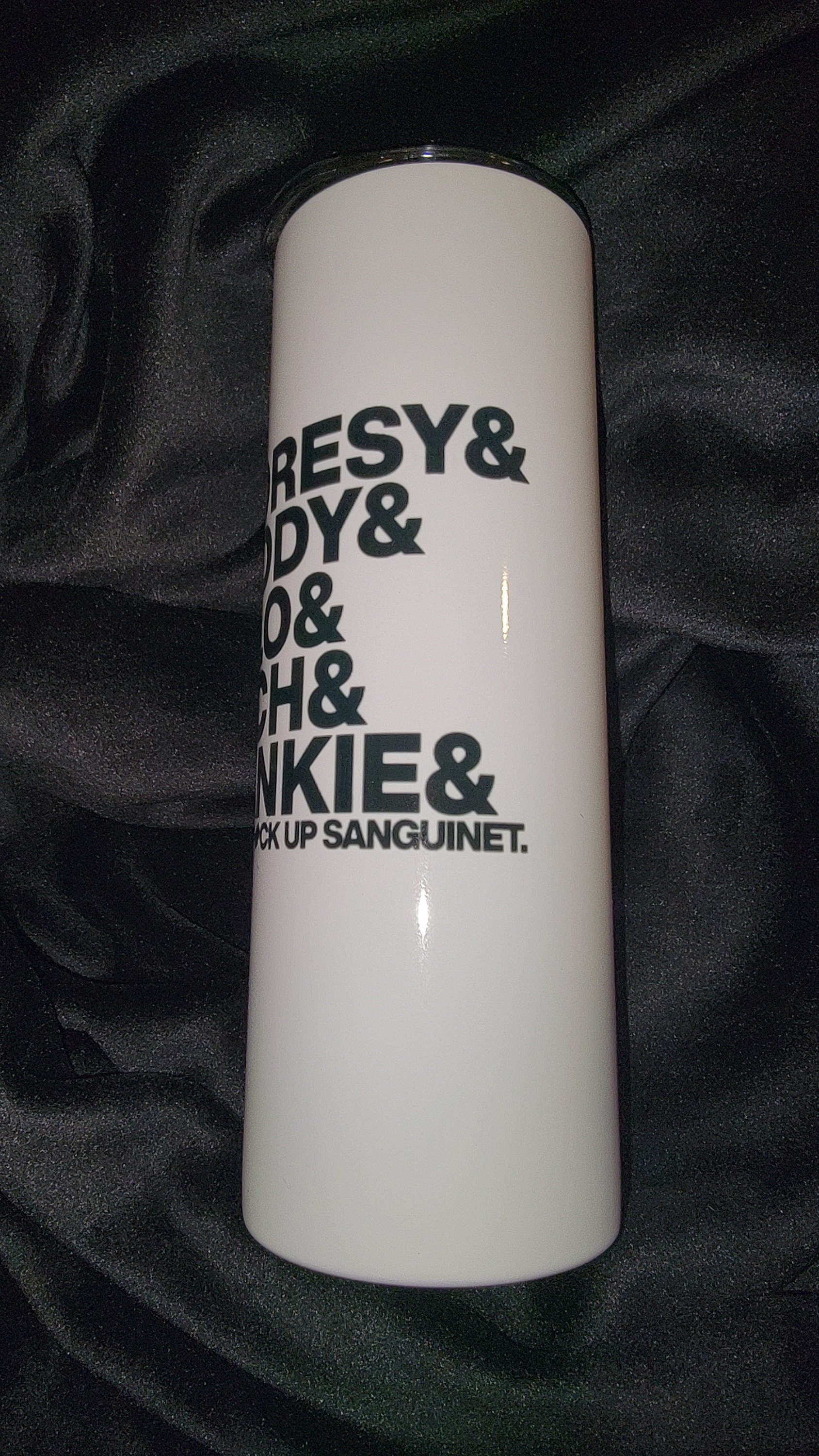 Hockey TV player roll call Tumbler 20 oz double wall insulated!