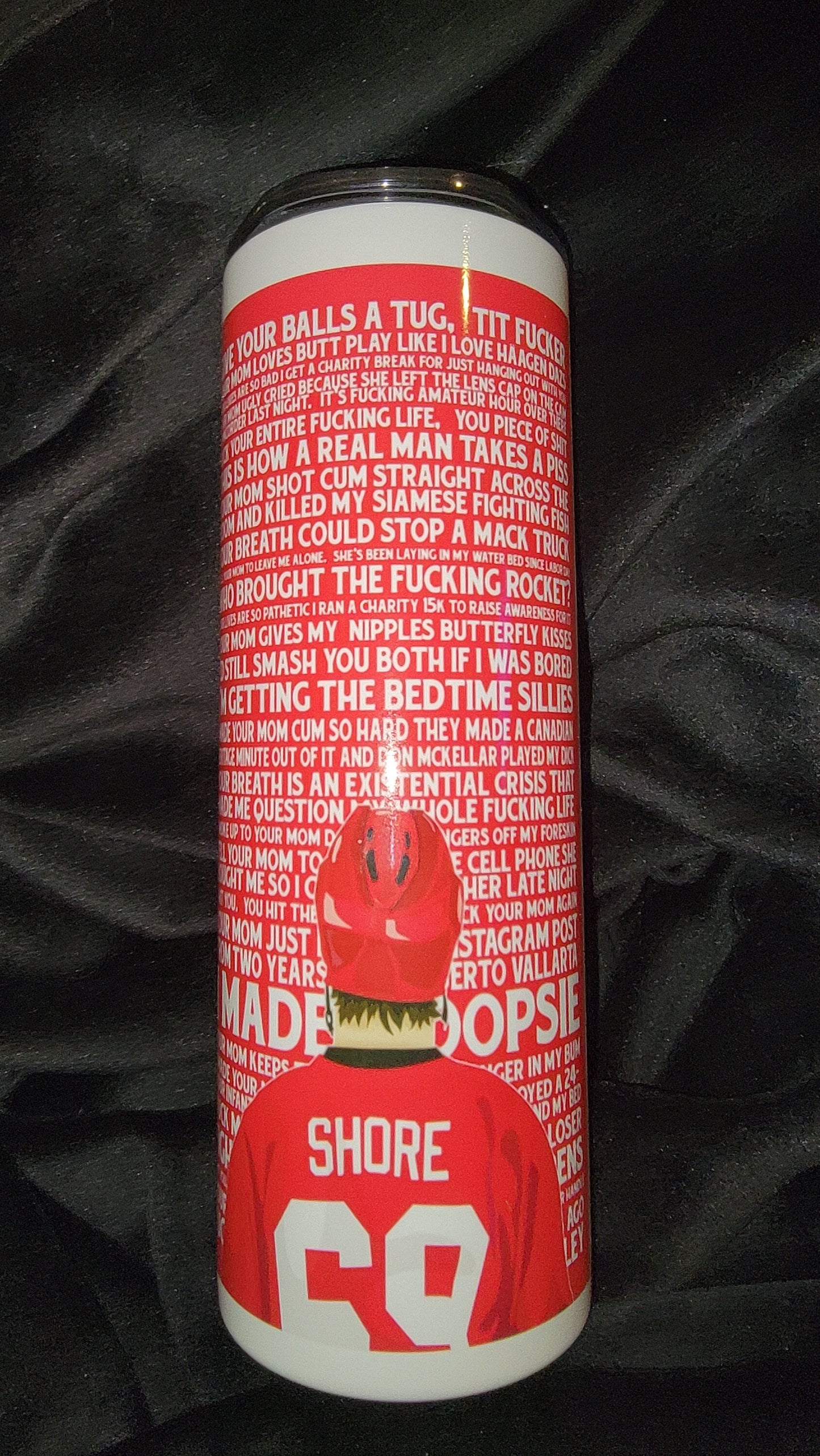 Hockey TV Red quotes Tumbler 20 oz double wall insulated!