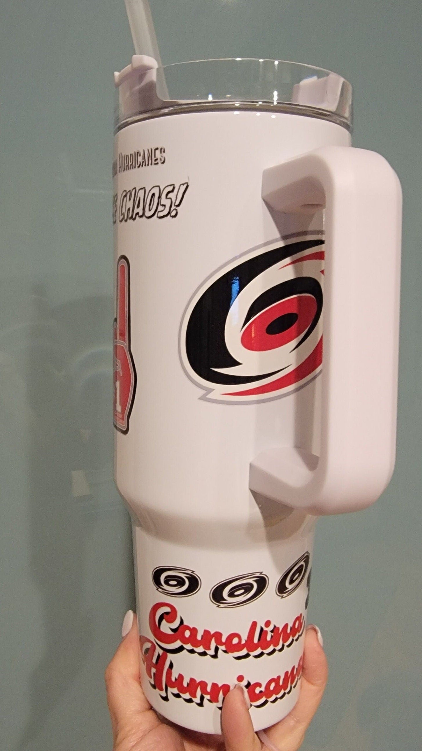 40 oz Simple Style, Go Canes Tumbler