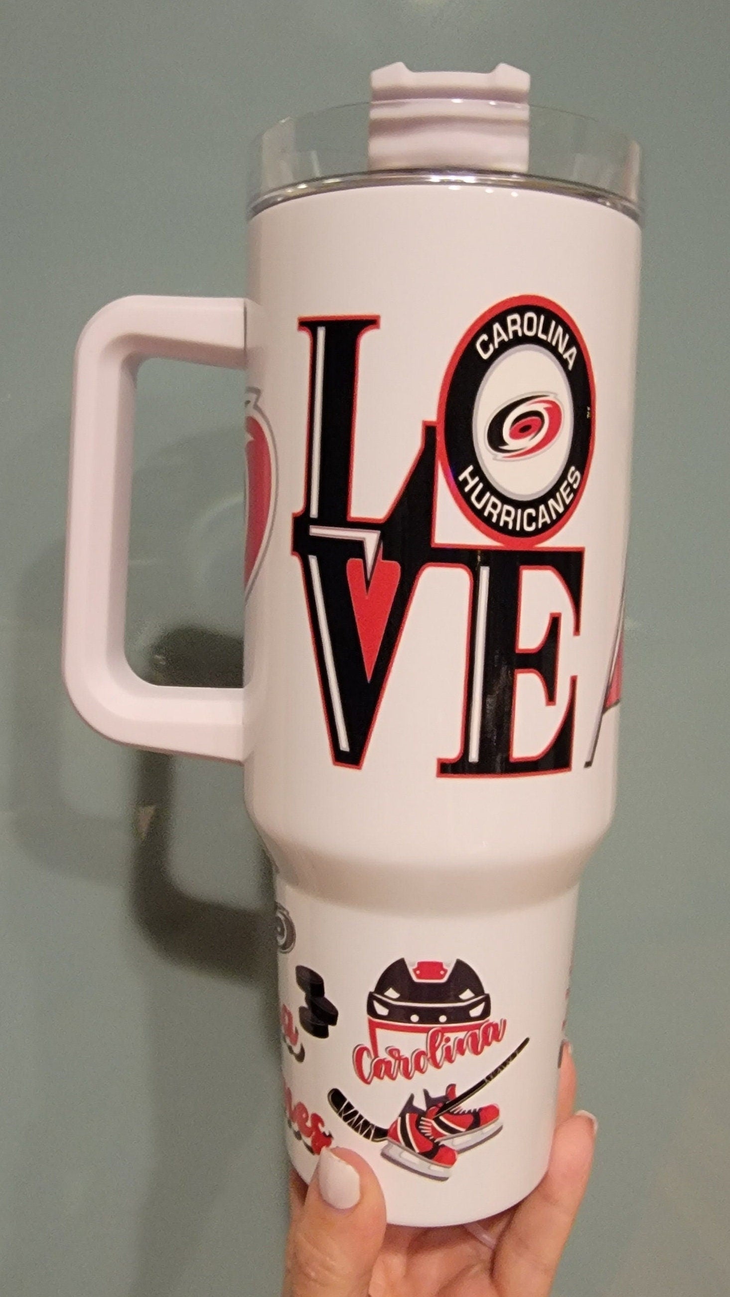 40 oz Simple Style, Go Canes Tumbler