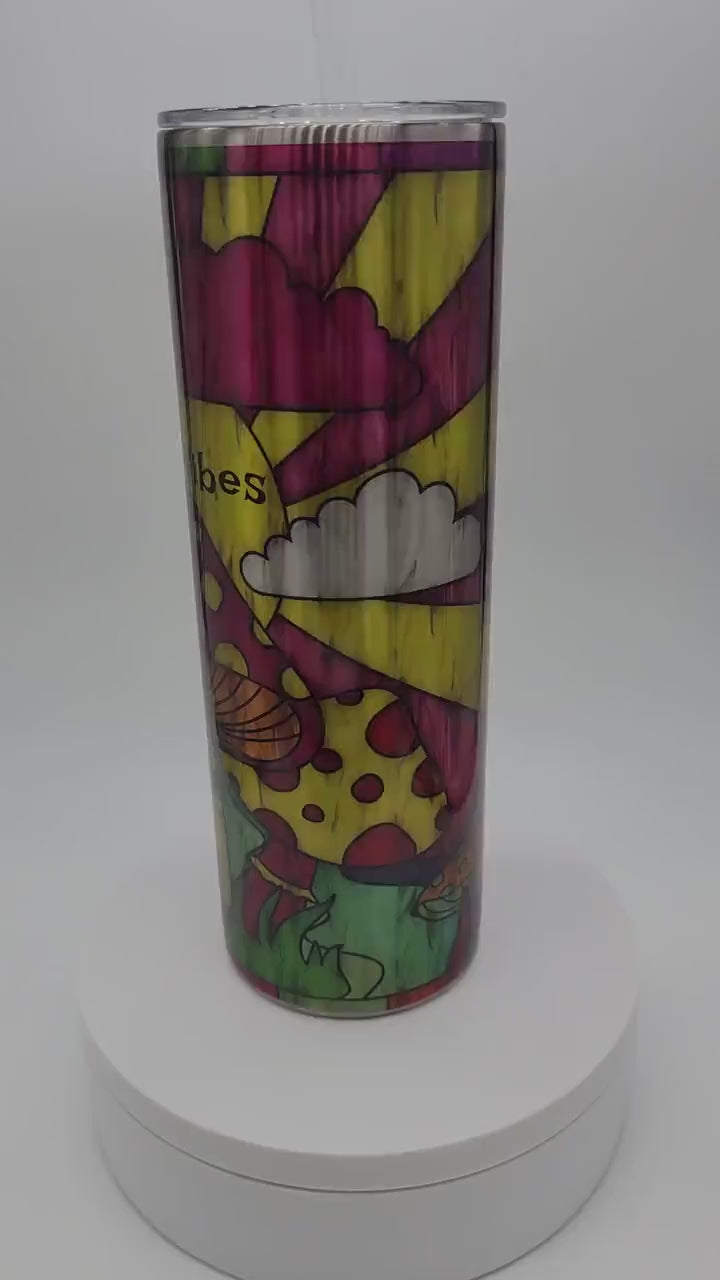 Good Vibes Mushroom 20oz Tumbler