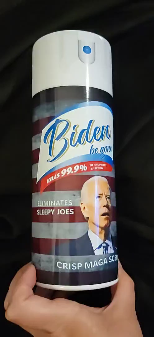 Biden Be Gone spray,  20 oz Tumbler, custom created, fast weekly shipping!