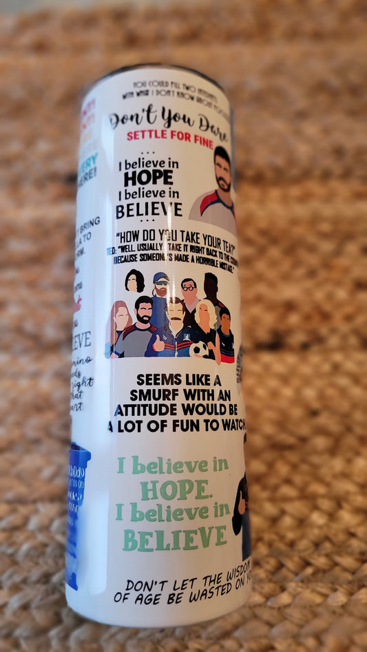 TL-OG: All the greatest TL moments captured on one tumbler cup! No Vinyl, Smooth Sublimation ink only on this beauty!